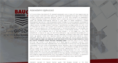 Desktop Screenshot of gipszkarton-szigeteles.hu